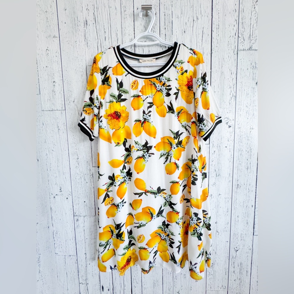 Lemon Print Dress
